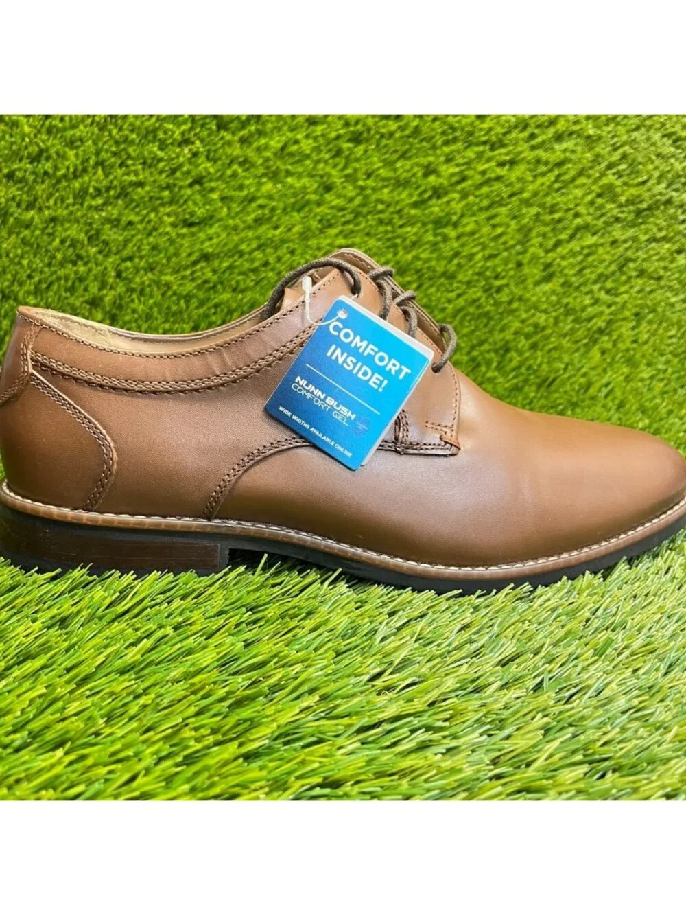 Nunn Bush Westwood Mens Size 10 Brown Casual Classic Leather Oxford Dress Shoes